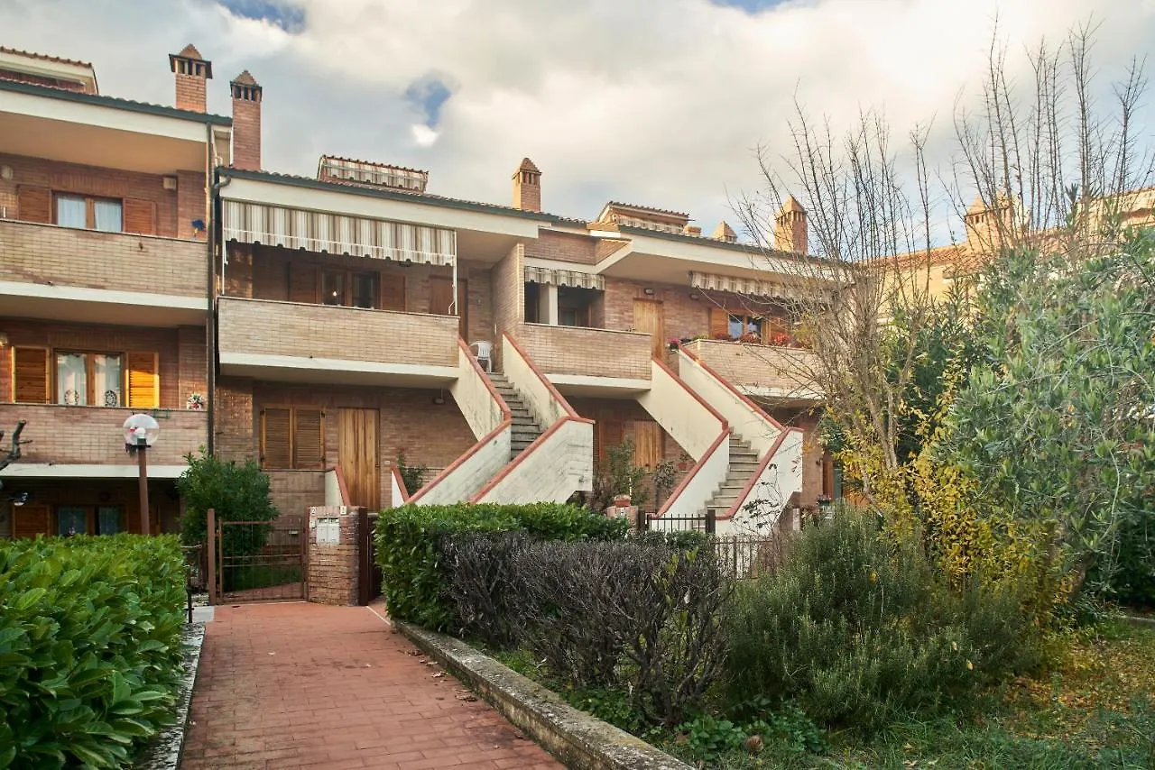 Little Brick House On Siena Hills With Balconies Apartment