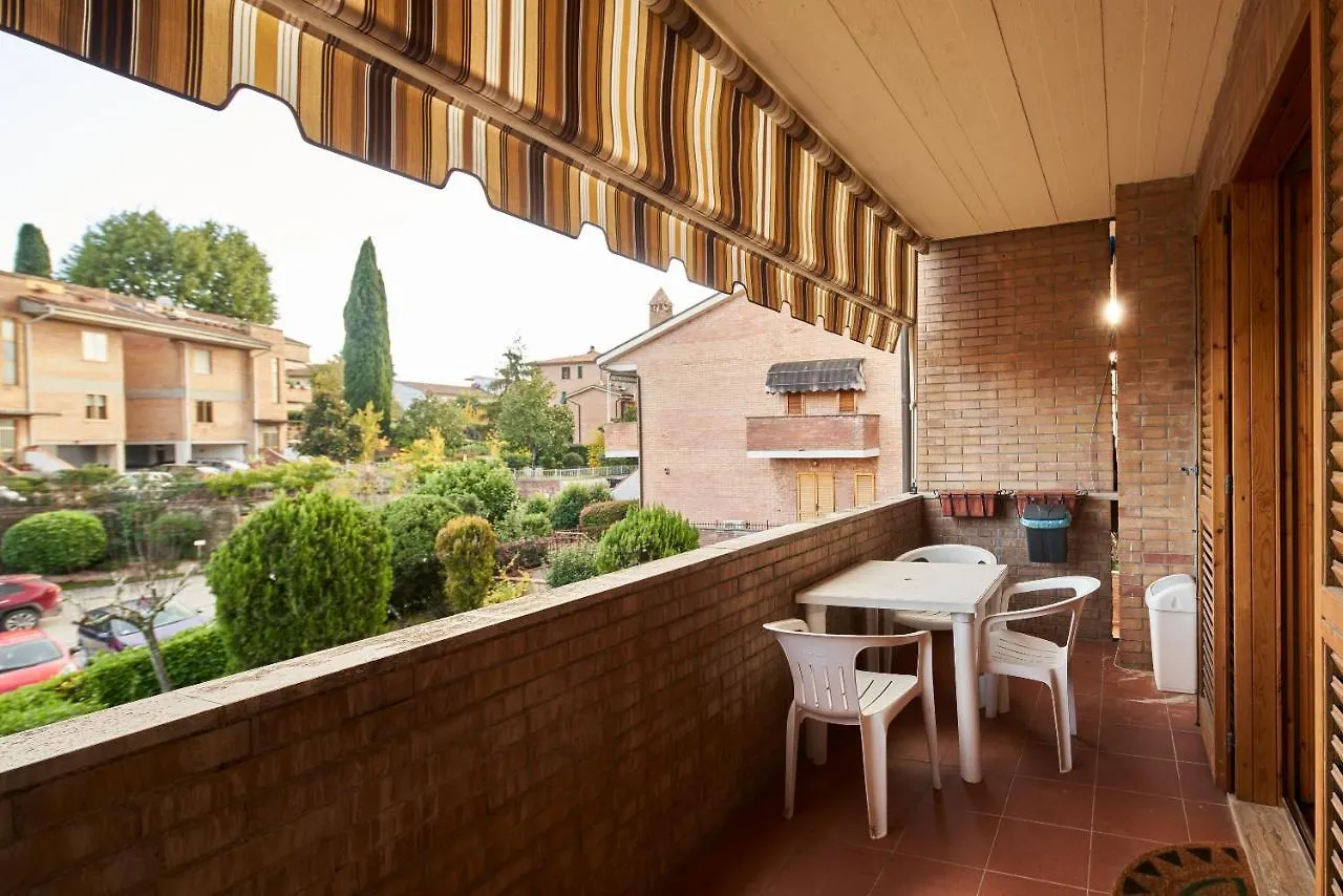 Little Brick House On Siena Hills With Balconies Apartment