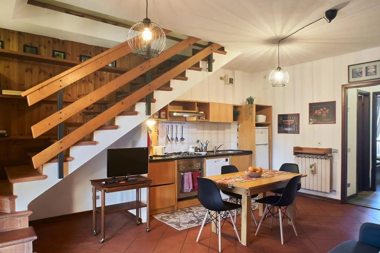 Little Brick House On Siena Hills With Balconies Apartment