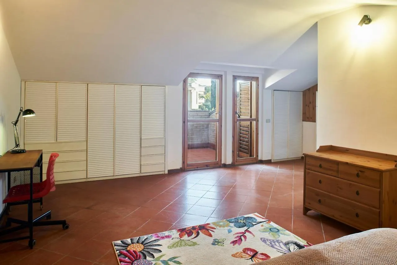 Little Brick House On Siena Hills With Balconies Apartment